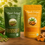 Organic Cardamom 100gm + Wayanadan Turmeric Powder 250gm