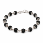 Karungali Silver Cap Bracelet - Image 2