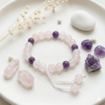 Rose Quarts With Glow Bracelet